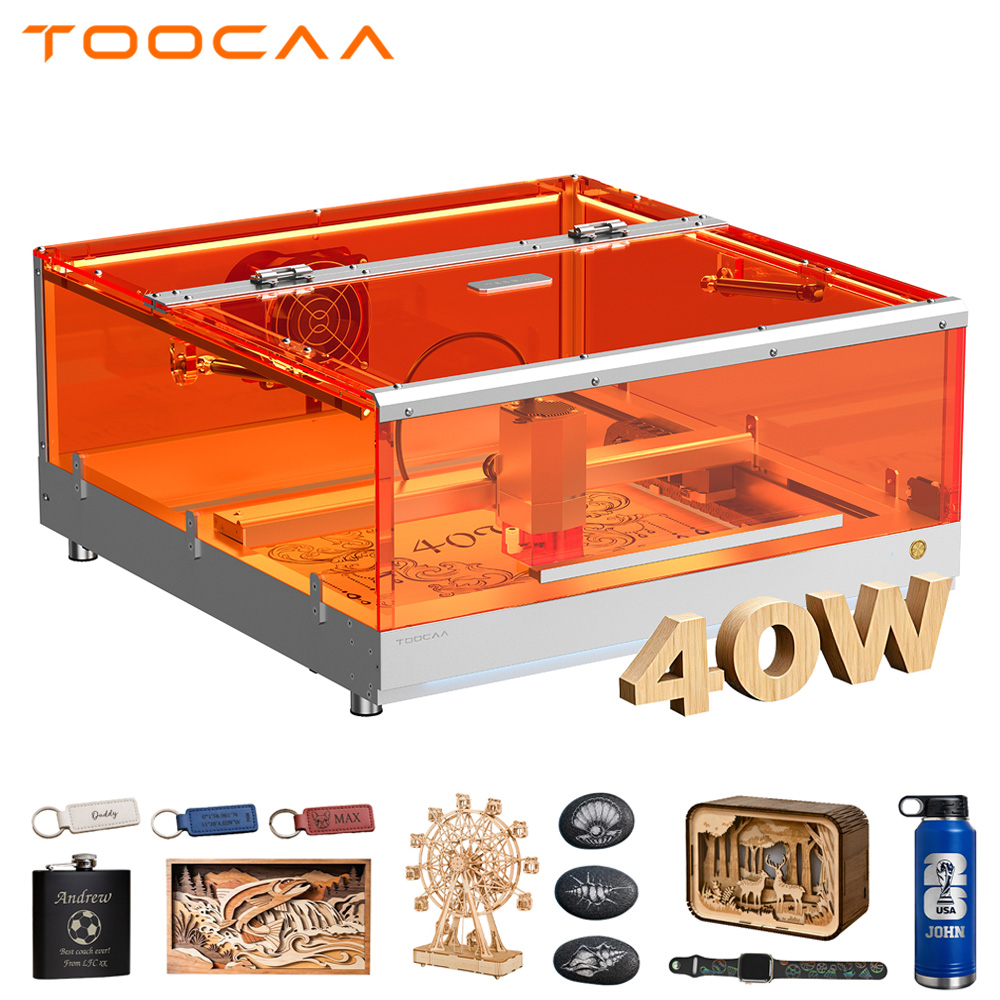 Leatherwork Machine - TOOCAA L2 40W AI 데스크탑 레이저