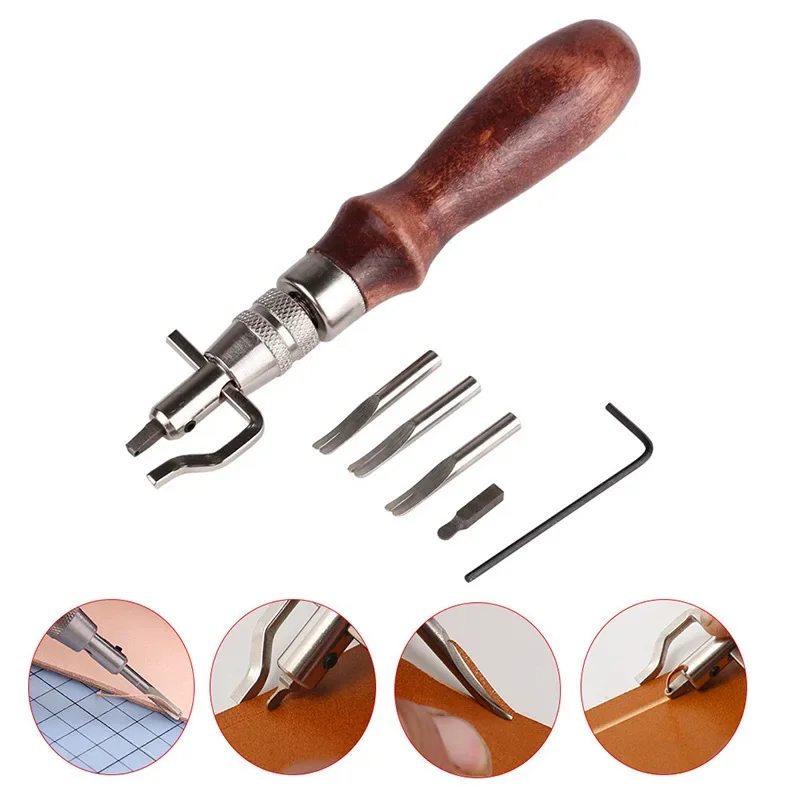 Groover Stitching Tool - 7 in 1 프로 조절식 가죽