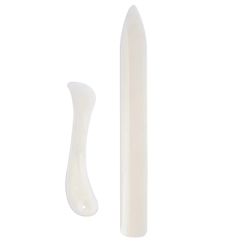 Bone Folder Tool - 2개 세트 가죽 공예 도구, 가죽