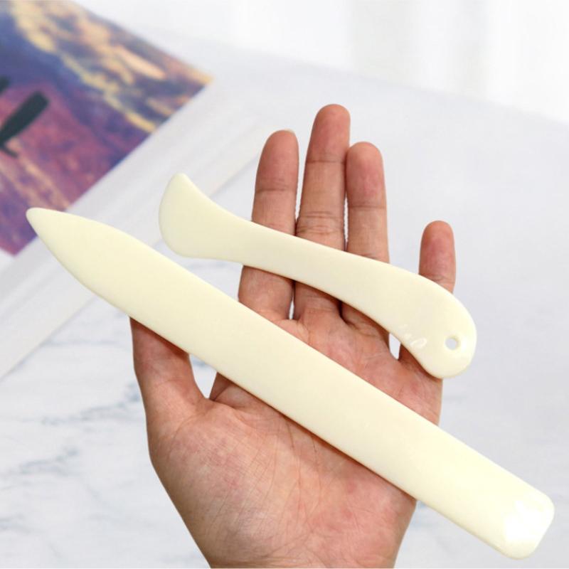 2개입 내마모성 가죽 작업용 본폴더 다기능 스코어링/폴 - Bone Folder Tool 리뷰 및 가격