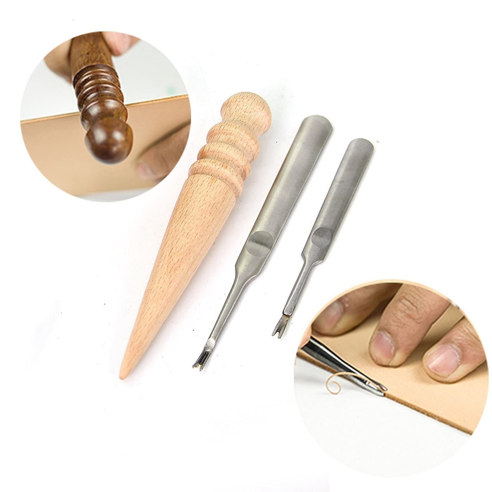 18종 가죽 재봉 도구 세트, DIY 수제 스티칭 키트 - Groover Stitching Tool 리뷰 및 가격