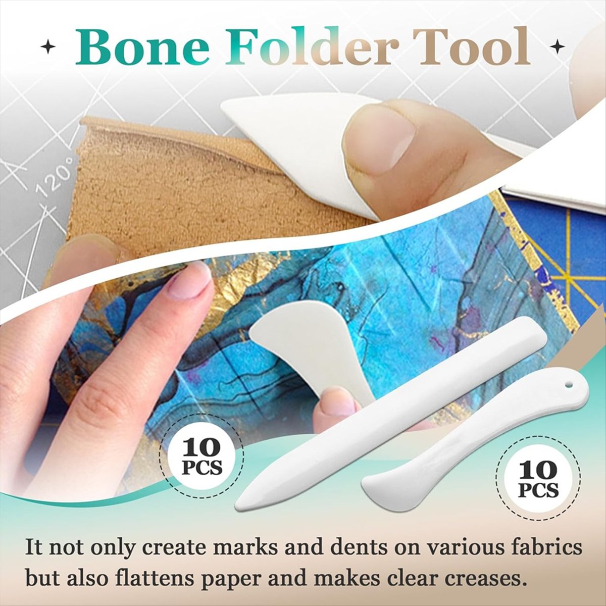 【베스트 셀러】20개 본폴더 도구 - 카드 제작용 플라 - Bone Folder Tool 리뷰 및 가격